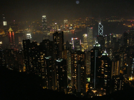Hong Kong from Victoria Peak, by Penne Cole