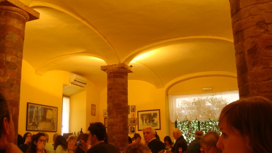 Dining hall @ Trattoria Corrieri, by Penne Cole